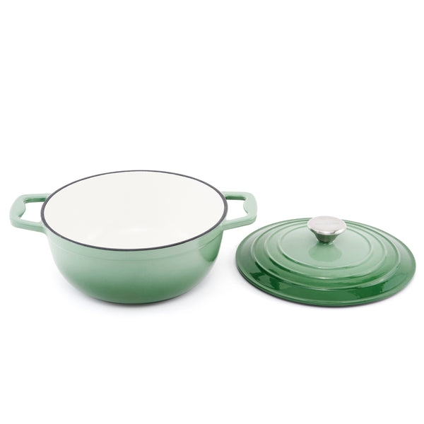 Miranella Wholesome 8.5" Enameled Cast Iron Round Casserole