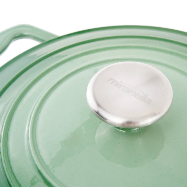 Miranella Wholesome 8.5" Enameled Cast Iron Round Casserole