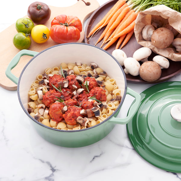 Miranella Wholesome 10" Enameled Cast Iron Round Casserole