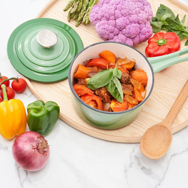 Miranella Wholesome 6.5" Enameled Cast Iron Saucepan